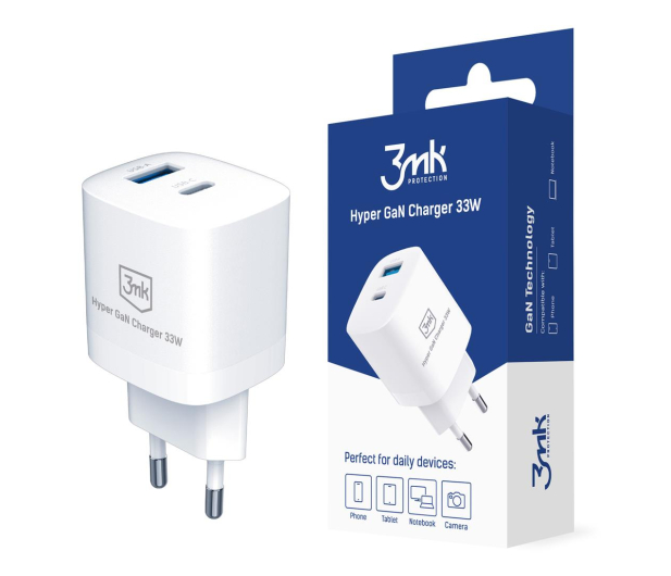 3MK 33W 1xUSB-C + 1xUSB-A GaN PD 3M004199 - 1085742 - zdjęcie